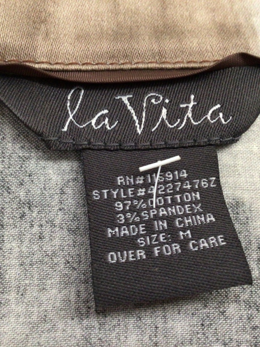 La Vita lightweight blazer. Size m. Great vibrant earth ton colors. Great shape - Picture 7 of 8